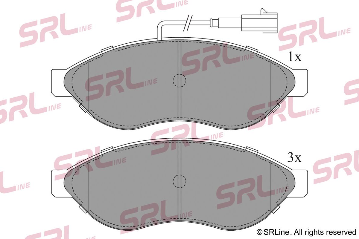 SRLINE S70-0099 Brake pad set, disc brake