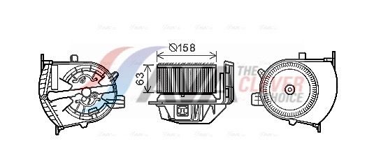 AVA CLEVER CHOICE RT8585 Interior blower