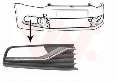 Ventilation Grille, bumper-main