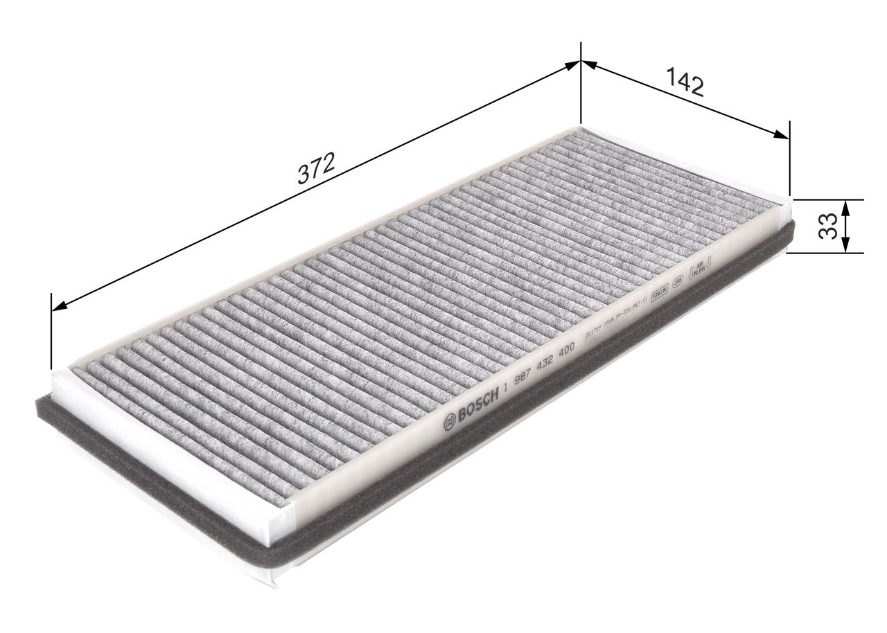 BOSCH 1 987 432 400 Filtras, salono oras