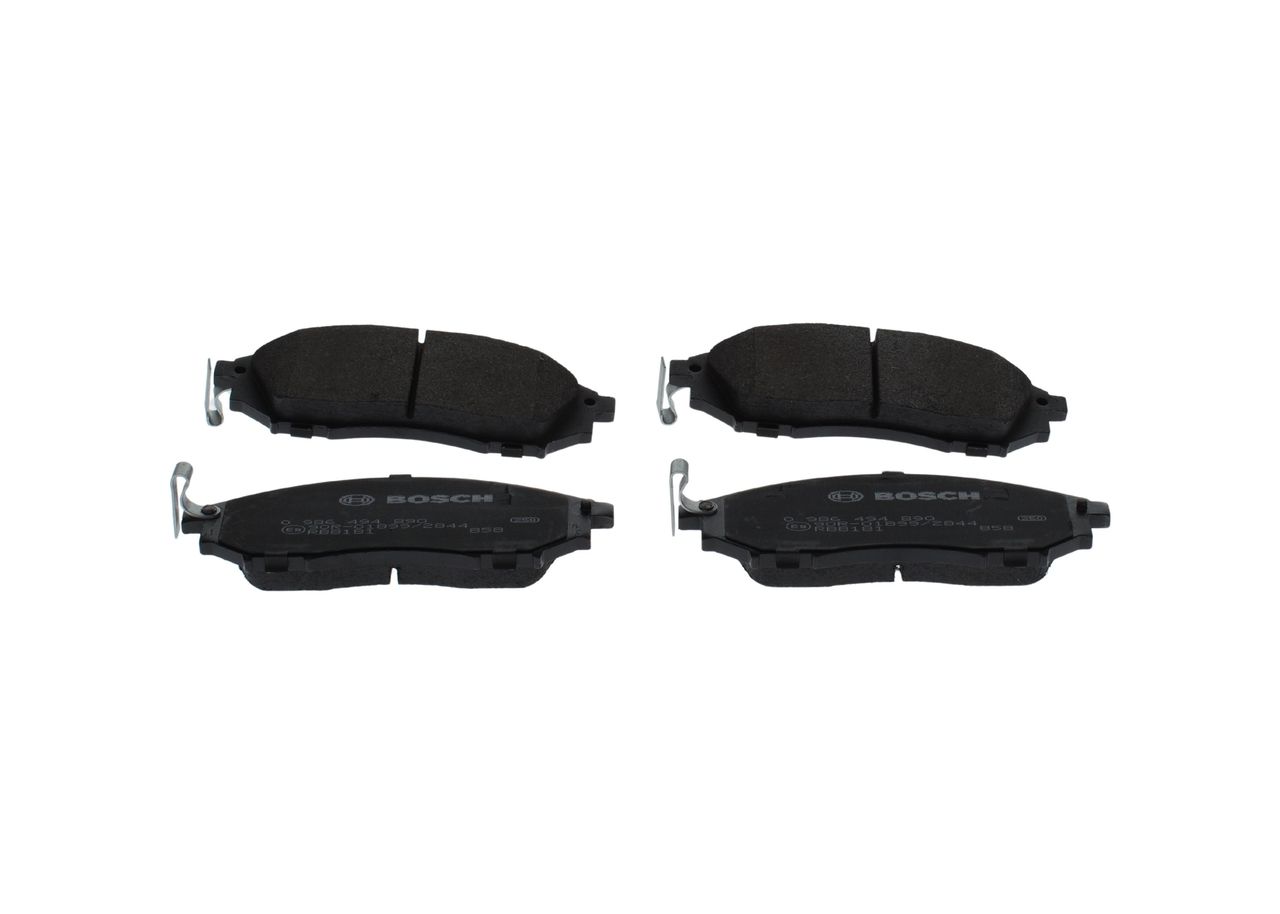 BOSCH 0 986 494 890 Brake pad set, disc brake