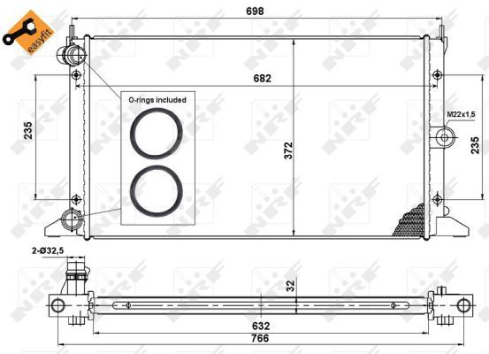 Radiator, engine cooling-5