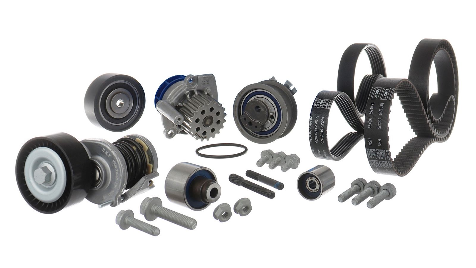 SKF VKMC 11000 Water pump + timing/v-ribbed belt set