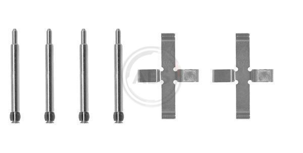 priedų komplektas, diskinių stabdžių trinkelės