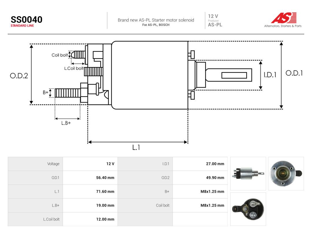 Solenoid Switch, starter-3