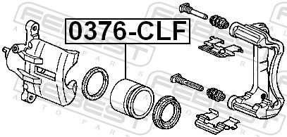 Piston, brake caliper-1