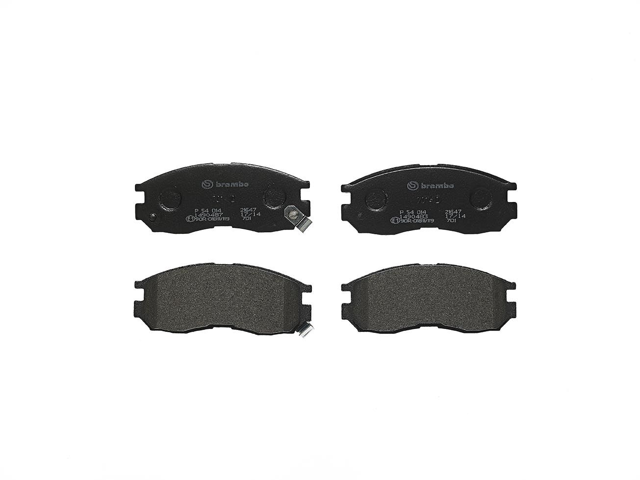 BREMBO P 54 014 Brake pad set, disc brake