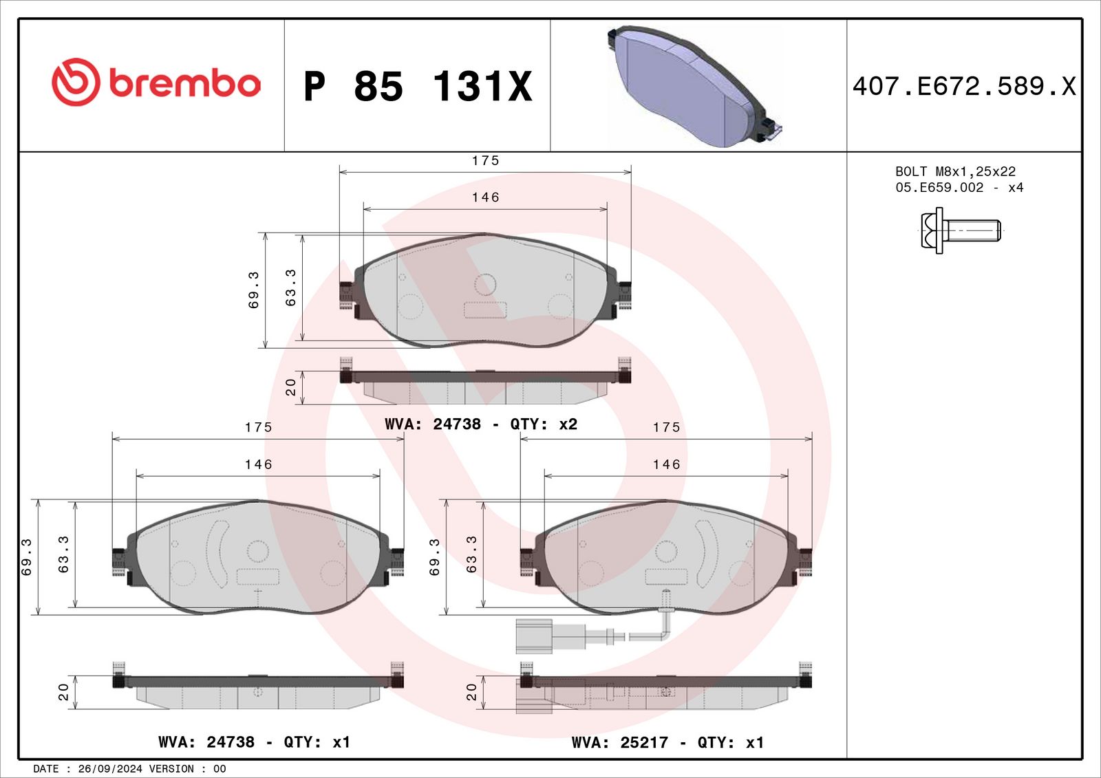 Brake Pad Set, disc brake-3