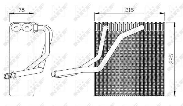 Evaporator, air conditioning-5