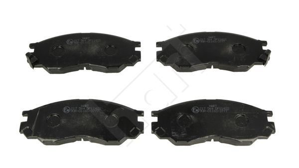 HART 217 564 Stabdžių trinkelių rinkinys, diskinis stabdys