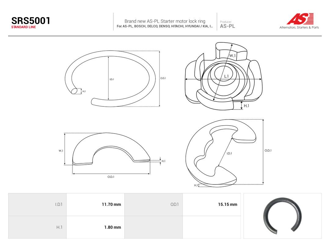 Repair Kit, starter-1