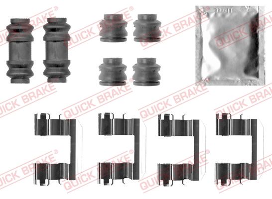 QUICK BRAKE 109-0028 Accessory kit, disc brake pad
