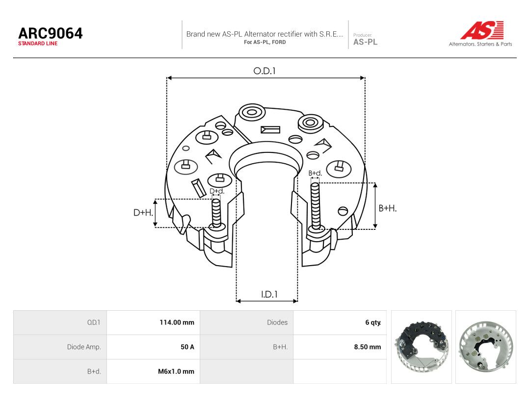 Rectifier, alternator-2