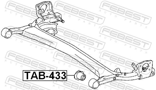 Bushing, axle beam-1
