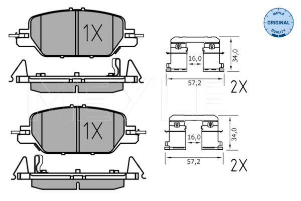Brake Pad Set, disc brake-1