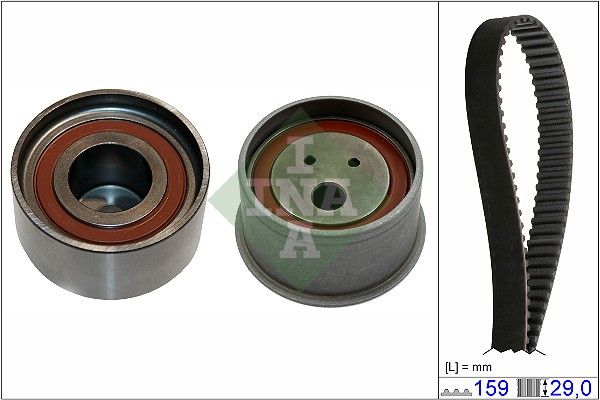 SCHAEFFLER INA 530 0595 10 Timing belt kit