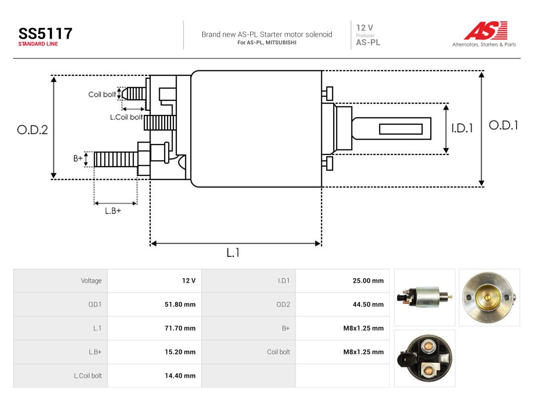Solenoid Switch, starter-3