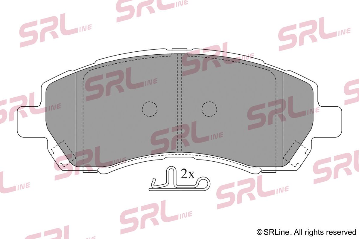 SRLINE S70-0424 Brake pad set, disc brake