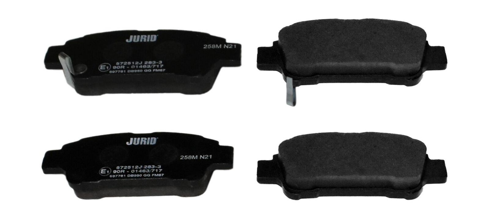 JURID 572512J Brake pad set, disc brake