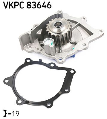 SKF VERTEVO VKPC 83646 Water pump, engine cooling