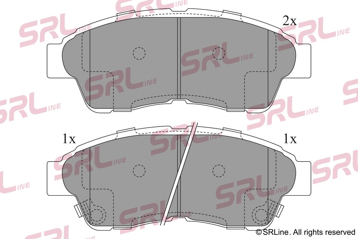 SRLINE S70-0415 Brake pad set, disc brake