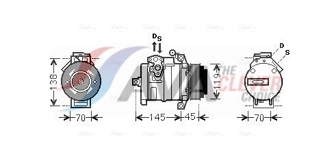 AVA CLEVER CHOICE MSAK530 Compressor, air conditioning