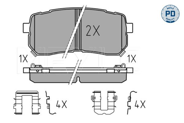 Brake Pad Set, disc brake-1