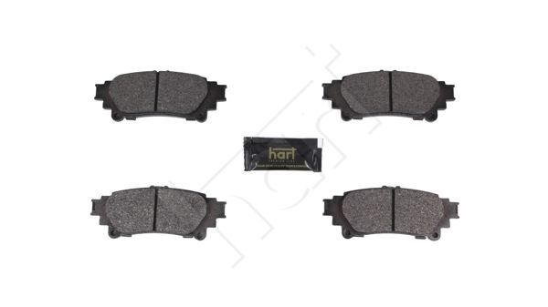 HART 261 792 Stabdžių trinkelių rinkinys, diskinis stabdys