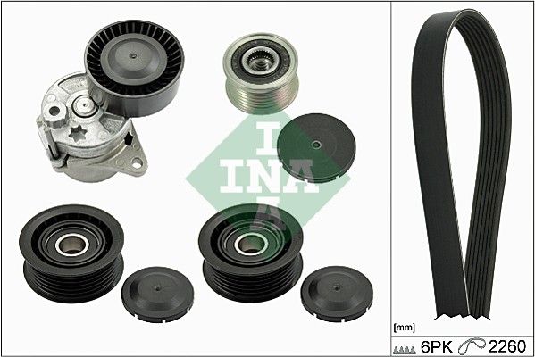 SCHAEFFLER INA 529 0115 20 V-ribbed belt set