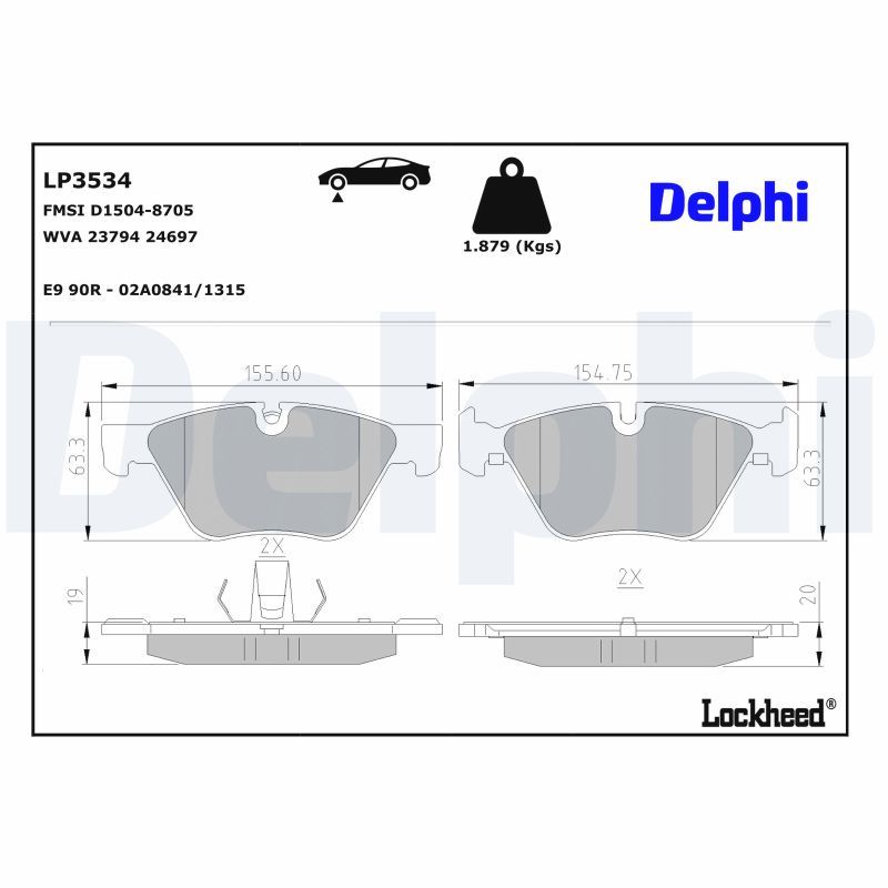 Brake Pad Set, disc brake-2