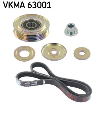 SKF VKMA 63001 V-ribbed belt set