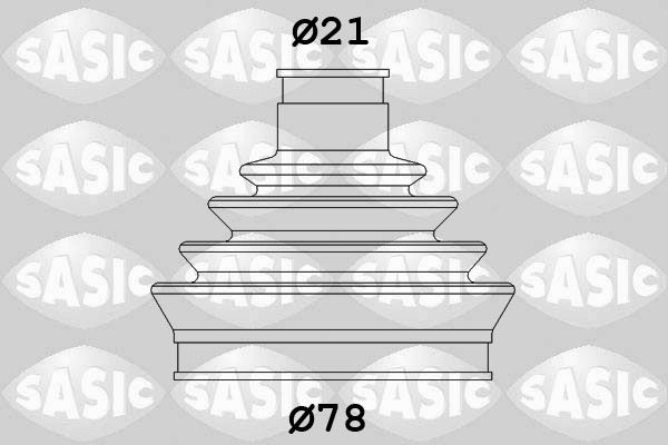 SASIC 2933513 Bellow kit, drive shaft