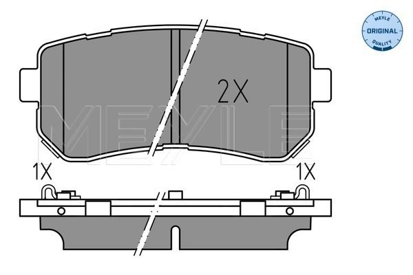 Brake Pad Set, disc brake-1
