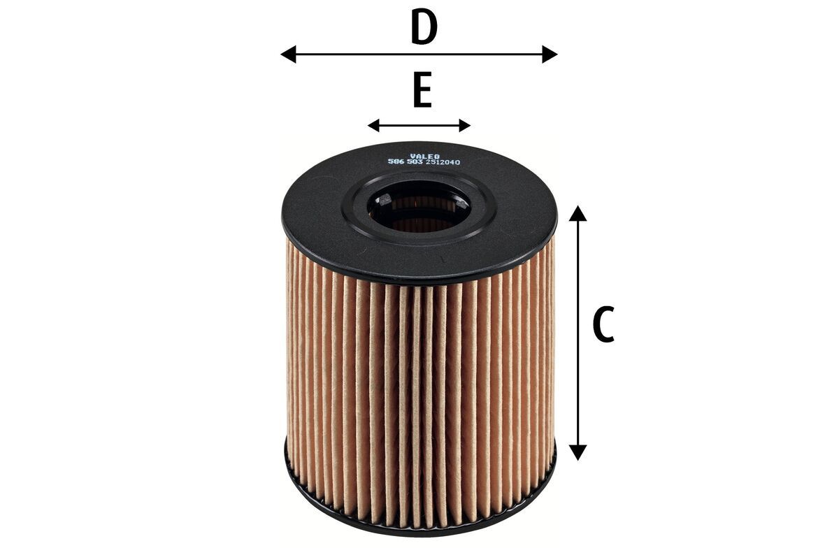 VALEO 586503 Oil filter