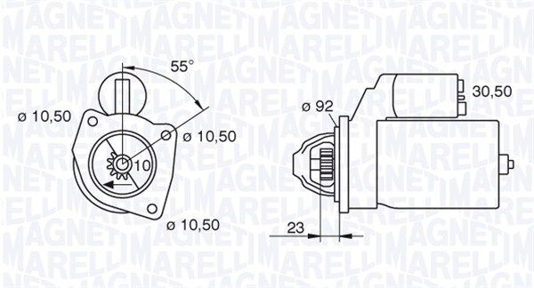 MAGNETI MARELLI 063227569010 Starter