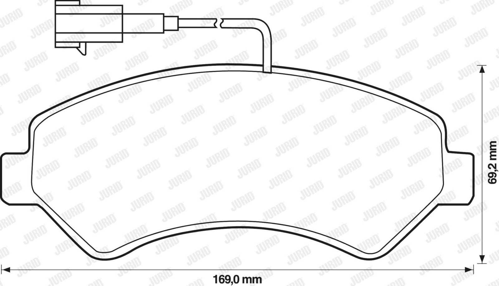 Brake Pad Set, disc brake-1