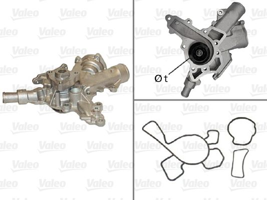 VALEO 506601 Water pump, engine cooling