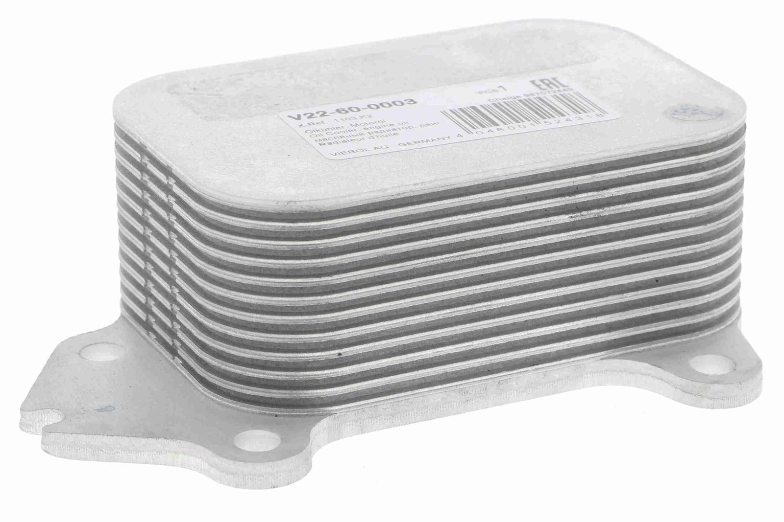 VEMO V22-60-0003 Oil cooler, engine oil