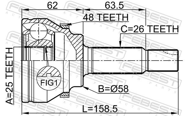 Joint Kit, drive shaft-1