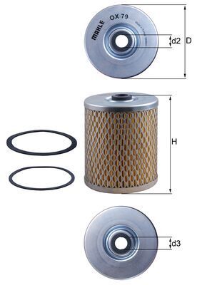 KNECHT OX 79D Oil filter