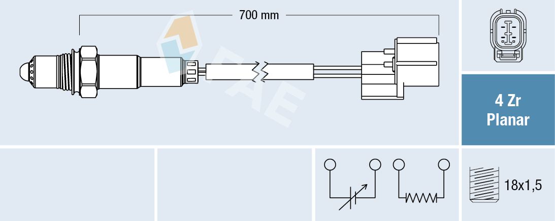 FAE 77450 Oxygen sensor