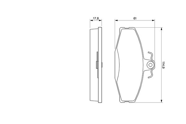 Brake Pad Set, disc brake-5