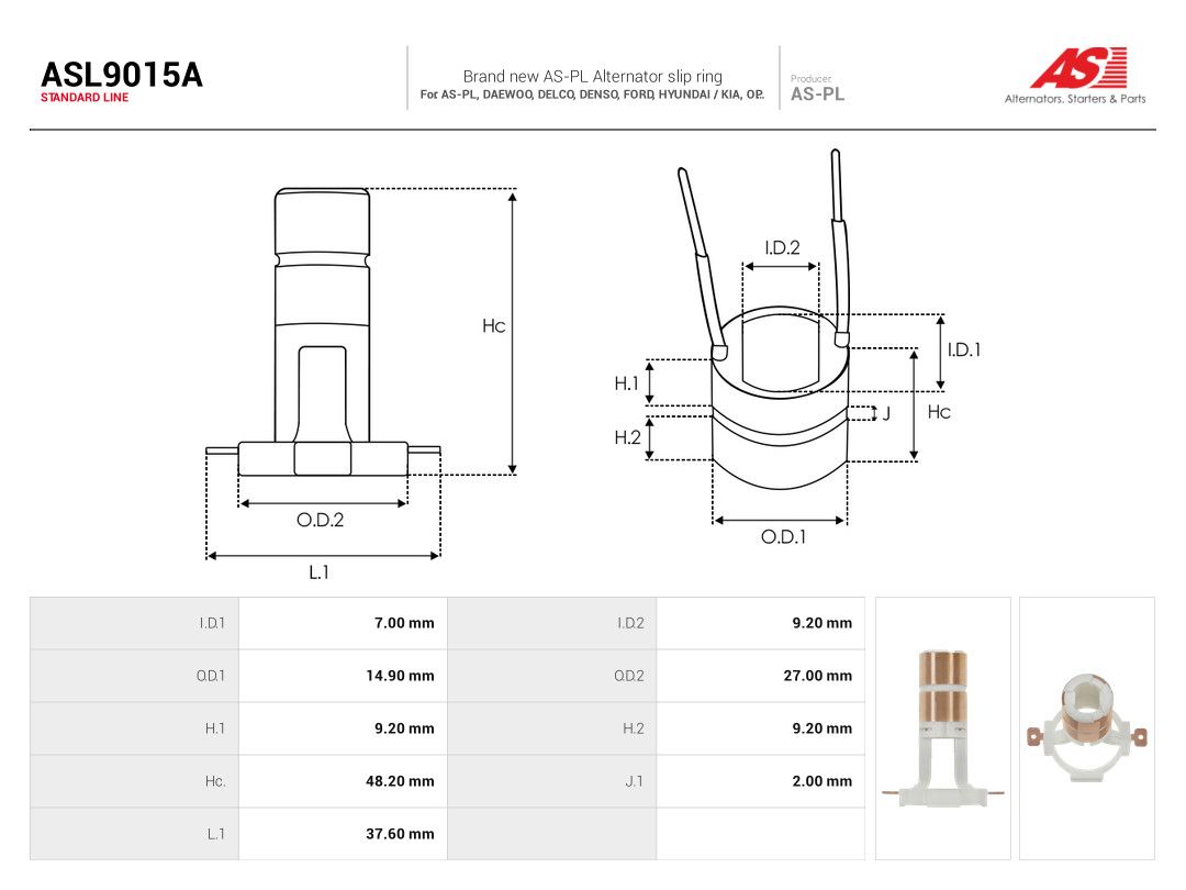 Slip Ring, alternator-2