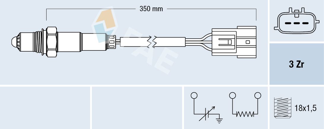 FAE 77390 Oxygen sensor