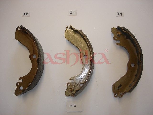 ASHIKA 55-05-587 Brake shoe set
