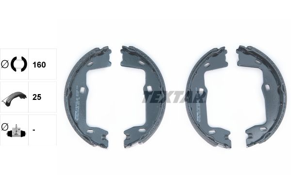 Brake Shoe Set, parking brake