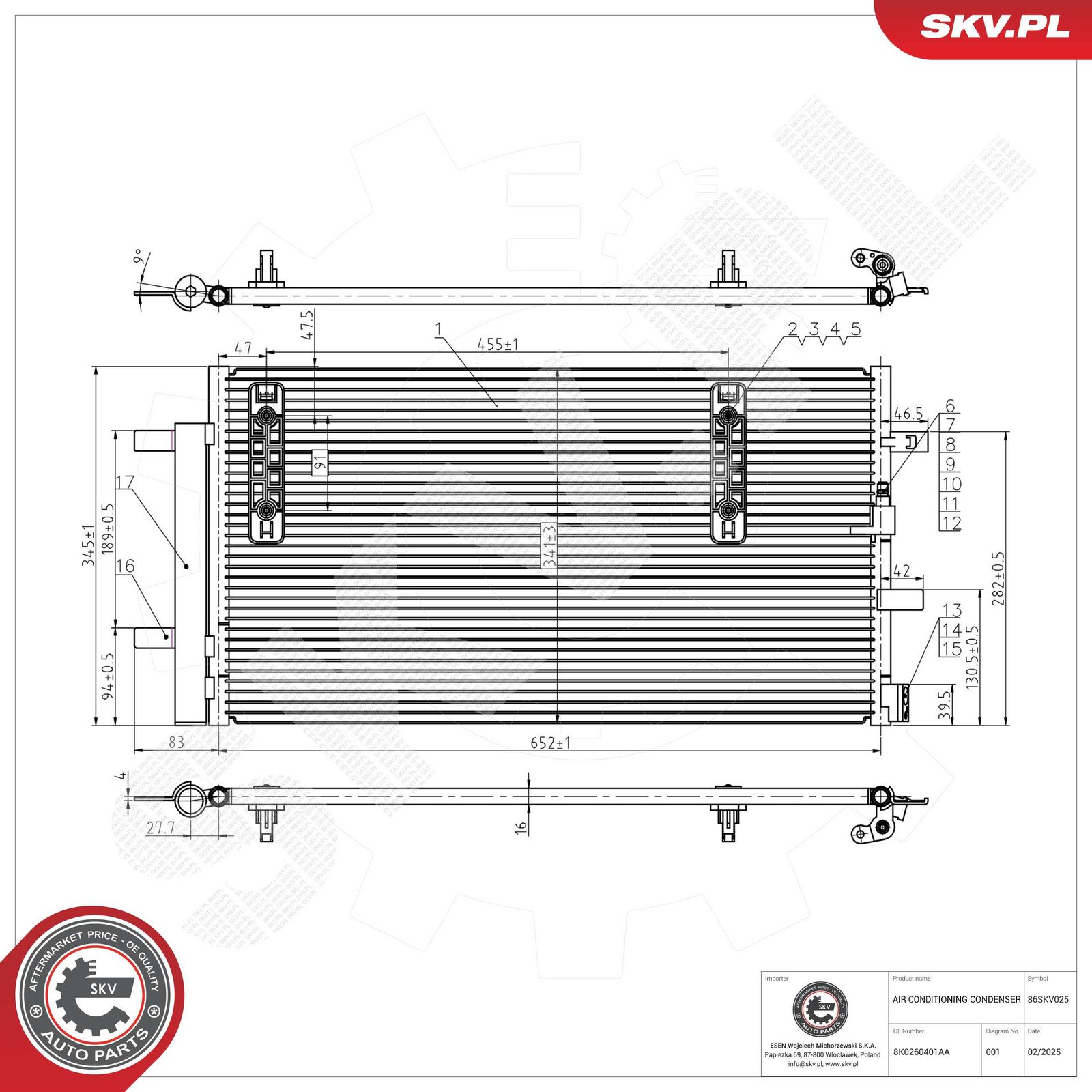 Condenser, air conditioning-6