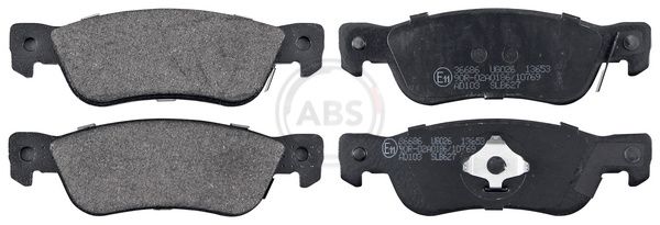 A.B.S. 36686 Stabdžių trinkelių rinkinys, diskinis stabdys