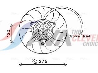 AVA CLEVER CHOICE AI7515 Fan, engine cooling