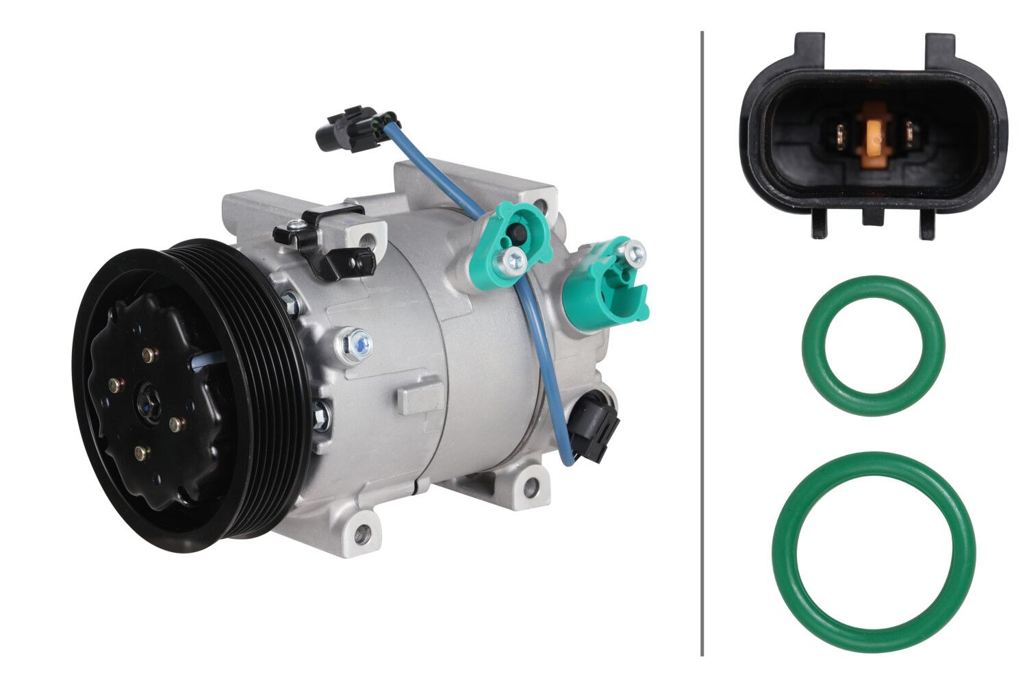 HELLA 8FK 366 202-841 Compressor, air conditioning